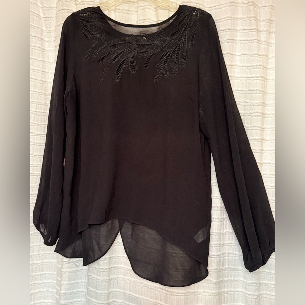 Elegant Black Women's Top